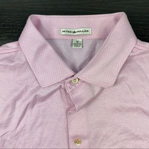 Peter Millar pink golf polos shirt